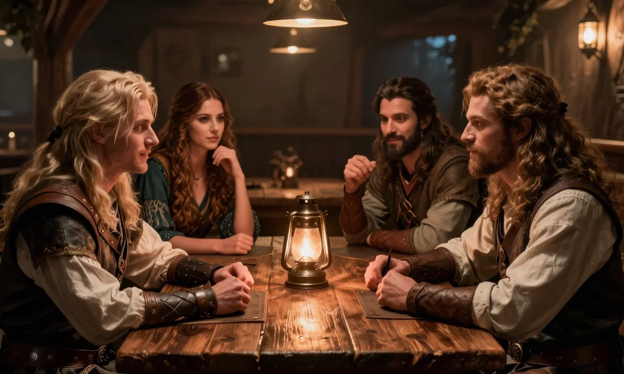 Group scene from RA1. Janitor will write this table; Netwrck will also render it.
